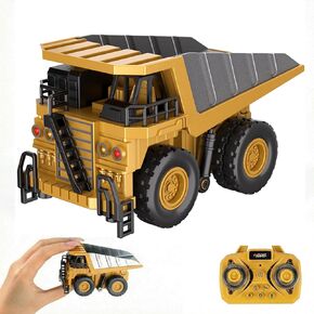 Mini Rc Excavator Toy, 1:64 Alloy Remote Control Excavator Adults 3 Speed & Kids Auto Demo, 10CH APP & 2.4GHz Dual Control Excavator with Alloy Body & Metal Bucket, Sound Off for Offices- Black in Kuwait