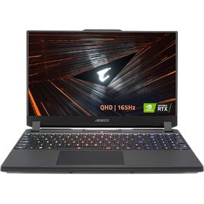 GIGABYTE AORUS 15 XE4 15.6" QHD 165Hz Gaming Notebook Computer, Intel Core i7-12700H 2.3GHz, 16GB RAM, 1TB SSD, NVIDIA GeForce RTX 3070 Ti 8GB, Windows 11 Home, Black in Kuwait