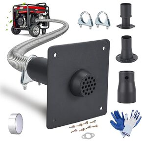 Generator Exhaust Extension Kit with Stainless Steel Muffler, Flex Pipe in Saudi Arabia