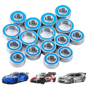 16pcs Sealed Bearings Kit for Tamiya TT-02 TT-02D in Saudi Arabia