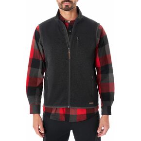 Smith's Workwear Men's Full Zip Sweater Fleece Vest in Saudi Arabia