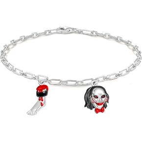 GNOCE Adjustable Band Bracelet with Double Rubber Two Hearts One Fate Snake Chain Basic Bracelet for Her in Kuwait