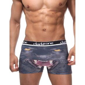 Boxer Briefs for Men - Darkzone Wild Print Exotic Series Soft Stretchy Underwear in Saudi Arabia