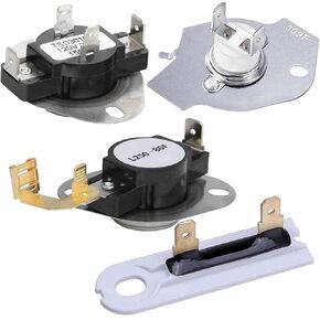 3387134 High-Limit Thermostat 3392519 Dryer Thermal Fuse 3977393 Cut-off Switch 3977767 Cycling Thermostat Compatible with whirlpool kenmore may-tag Replaces: 3399693 PS345113 AP6008325 in Saudi Arabia