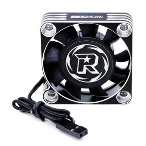Surpass Hobby 40mm RC Fan Aluminum 16000RPM RC Motor Cooling Fan 8.4V ESC Cooling Fans for 1/8 RC 1/10 Car Truck Buggy Crawler Brushless Motor (Black Red) in Kuwait