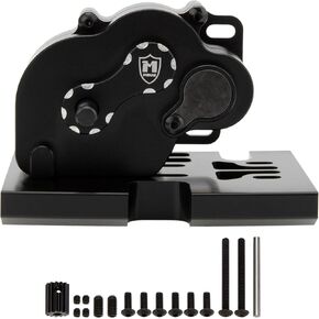 MEUS RACING LCG 12:1 Transmission Complete Gearbox for Axial SCX10 1/10 RC Crawler Upgrades (Black) in Kuwait