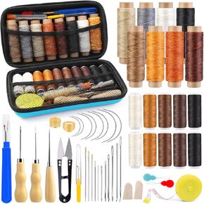 Leather Sewing Kit Leather Stitching Kit with Sewing Awl Waxed Thread in Kuwait