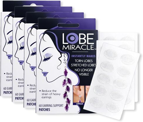 Lobe Miracle - Clear Earring Support Patches in Saudi Arabia