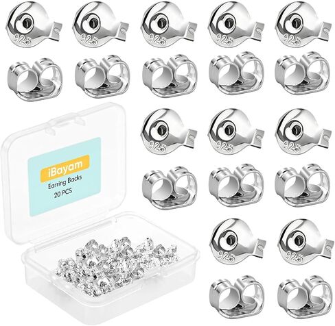 Silicone Earring Backs Earring Backings Soft Clear Ear Safety Back Pads Backstops Clutch Stopper Replacement for Fish Hook Earring Studs Hoops Diameter 4mm (300) in Saudi Arabia