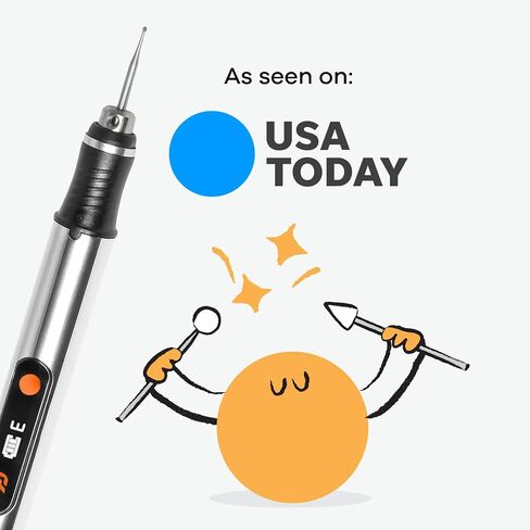 Resparked Customizer Engraving Pen Ultimate Cordless Portable Tool for Artists & DIYers - Engrave 50+ Surfaces - Beginner Friendly - Rechargeable - Free 30 Bits & Mastery Guide in Saudi Arabia