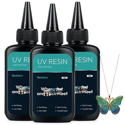 Resiners UV Resin 100g, Low Viscosity Crystal Clear for Crafts & Molds in Saudi Arabia