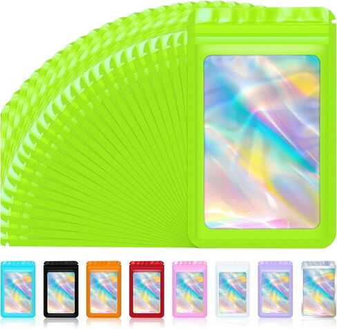 JETMORE Holographic Bags 50 PCS Mylar Bags 6x9" Resealable Embroidery Bags in Kuwait