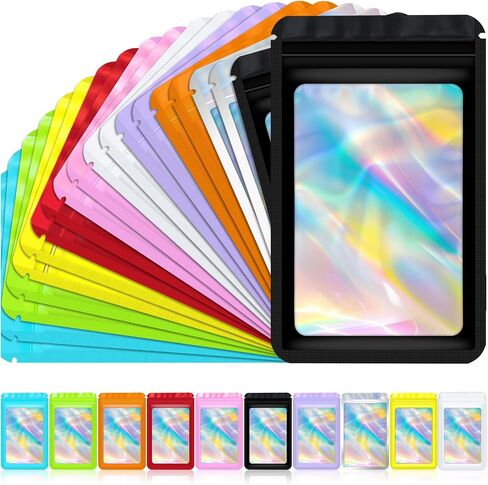 JETMORE Holographic Bags 50 PCS Mylar Bags 6x9" Resealable Embroidery Bags in Kuwait