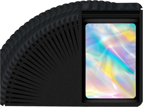 JETMORE Holographic Bags 50 PCS Mylar Bags 6x9" Resealable Embroidery Bags in Kuwait
