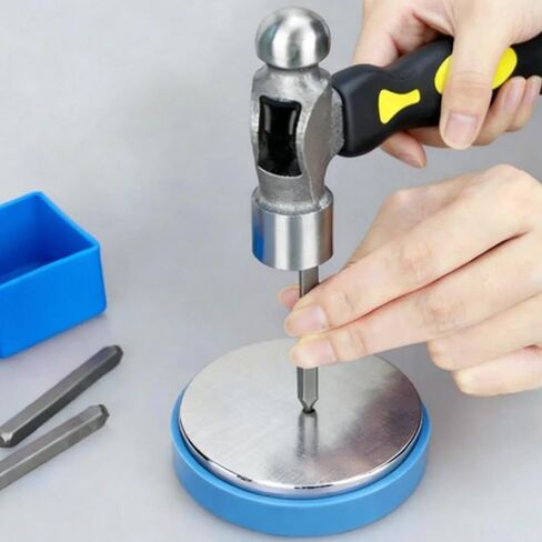 Steel Bench Block and Metal Stamping Hammer Kit for jewelry making in Kuwait