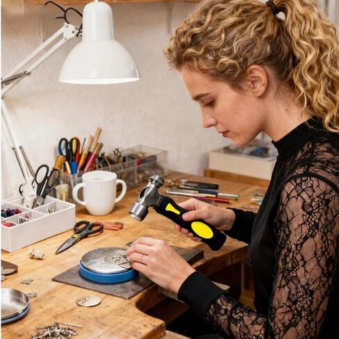 Steel Bench Block and Metal Stamping Hammer Kit for jewelry making in Kuwait