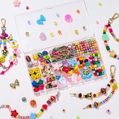 MYCUTEY 421Pcs DIY Bag Charms and Keychain Making Kit in Saudi Arabia