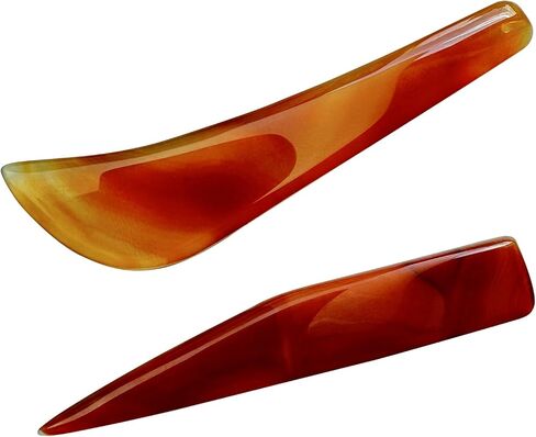 Natural Agate Knife Burnisher Jewelry Hand Polishing Tool Red 4.3 inch Gold and Silver Polishing Burnisher Tools Hand Jewelry in Saudi Arabia