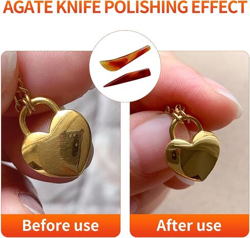 Natural Agate Knife Burnisher Jewelry Hand Polishing Tool Red 4.3 inch Gold and Silver Polishing Burnisher Tools Hand Jewelry in Saudi Arabia