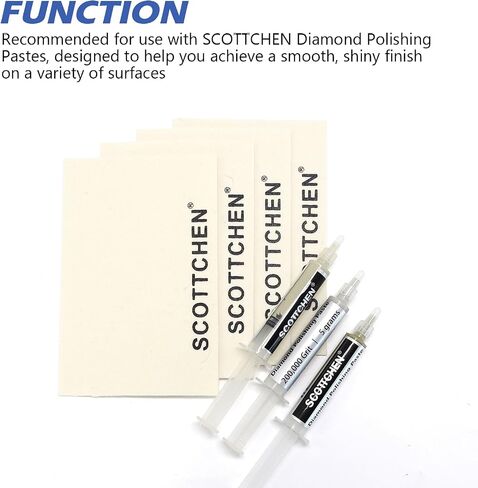 SCOTTCHEN 4Pcs Wool Cloths for Buffing,Polishing and Lapping, 6" x 4" x 1.55mm,Ideal for Lapidary, Jewelry,Glass,and Metalworking ect. in Saudi Arabia