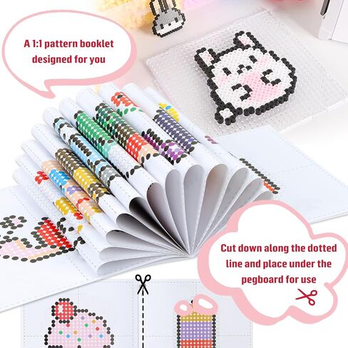 Quefe 24 Colors 5200pcs 5mm Fuse Beads Kit for Kids in Kuwait