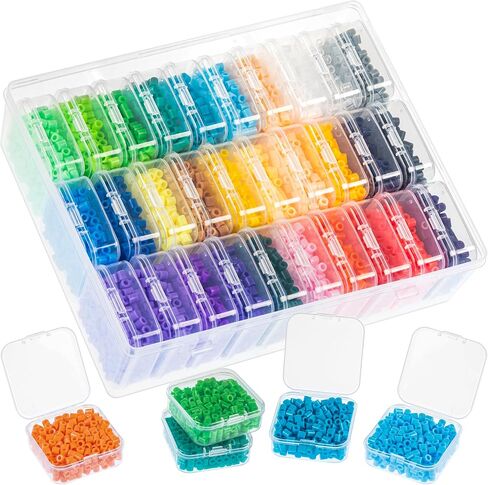 Quefe 24 Colors 5200pcs 5mm Fuse Beads Kit for Kids in Kuwait