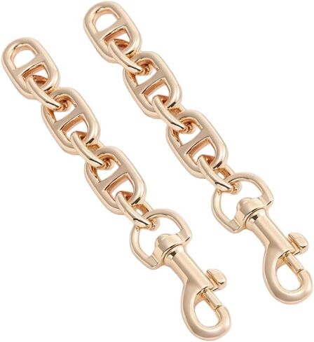 COICOIC 2 Pcs Women Purse Strap Extender for Coach Tabby Swinger Shoulder Strap Extender Bag Short Chain (2 pack Antique Gold) in Saudi Arabia
