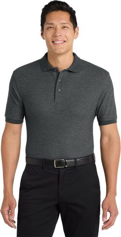 Port Authority Silk Touch Polo 4XL Texas Orange in Kuwait