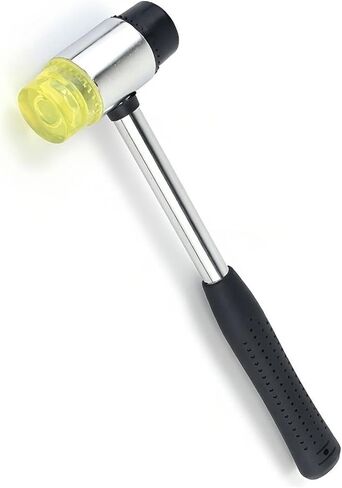Double-Faced Rubber Mallet Hammer,Small Rubber Mallet Hammer,Jewelry Hammers, Lightweight Non-Slip Handle, Durable Scratch-Free Tool for Jewelry,Leather,Tile, Flooring & DIY in Saudi Arabia