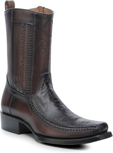 Cuadra Men's Cowboy boot in genuine ostrich leg leather 1J2KPT in Kuwait