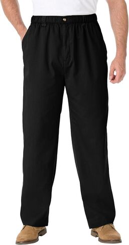 KingSize Men's Big & Tall Knockarounds Full-Elastic Waist Pants in Kuwait