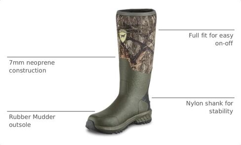 Irish Setter Unisex-Adult Mossy Oak Country DNA Hunting Shoe in Kuwait