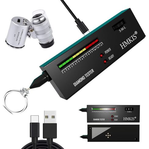 HMKIS Diamond Tester Pen with 60X Jewelry Loupe (Non-Rechargeable) in Kuwait