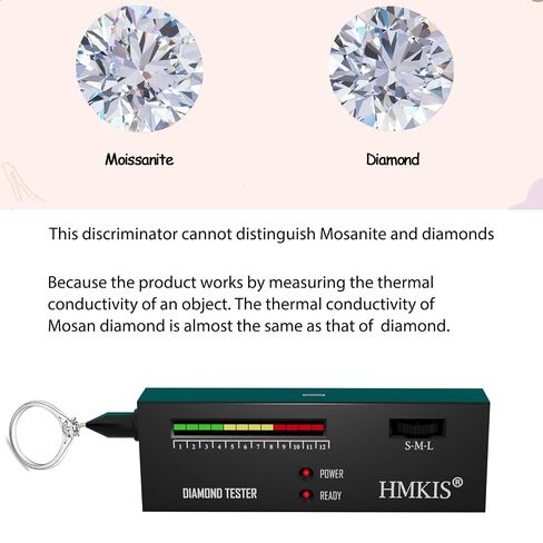 HMKIS Diamond Tester Pen with 60X Jewelry Loupe (Non-Rechargeable) in Kuwait