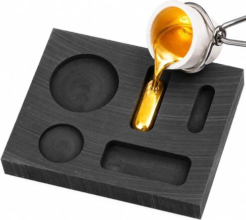 Graphite Ingot Molds with 6 Different Size Rectangular Slots in Saudi Arabia