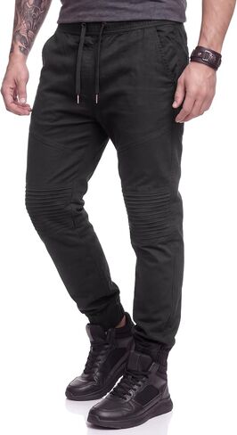 ITALYMORN Khaki Joggers Pants for Men with Pockets in Saudi Arabia
