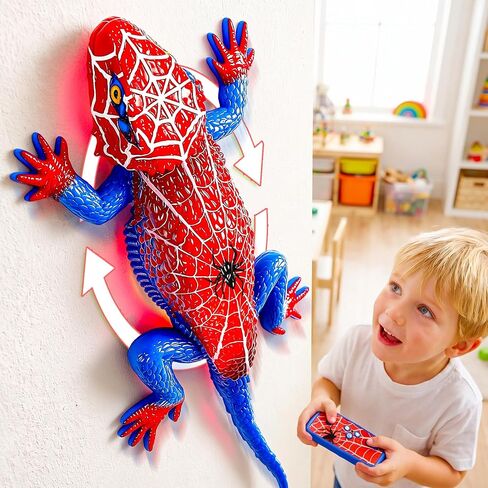 Wall Climbing Gecko Spider Style, Rechargeable RC Robot Toy for Kids in Kuwait