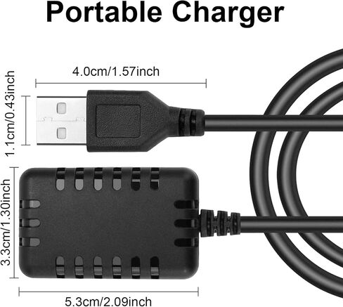 7.4V Lipo Battery Charger - RC Car Balance Chargers USB Cable 2-in-1 with XH-3P Plug 1A for 2S Batteries RC Cars Drone Boat Airplane Truck Quadcopter Airsoft SCX24 SCX10 in Saudi Arabia