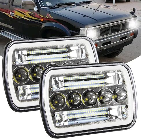 H6054 5x7 7x6 Led Headlights Fit for 1996-2017 Chevy Express in Saudi Arabia