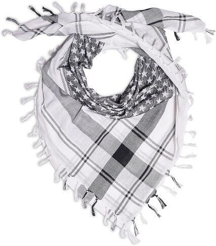 LOVARZI Shemagh Cotton Arab Keffiyeh Tactical Military Scarf Head Neck Face Wrap in Kuwait