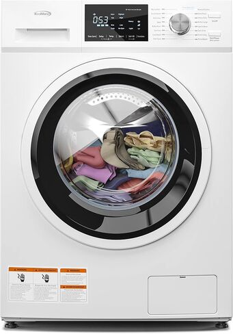 KoolMore 2-in-1 Front Load Washer and Dryer Combo for Apartment, Dorm, RV, and Small Home Laundry Washing and Drying, 16 Wash and 4 Dry Cycles, Compact Space Saver (White) [FLC-3CWH] in Saudi Arabia