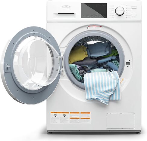 KoolMore 2-in-1 Front Load Washer and Dryer Combo for Apartment, Dorm, RV, and Small Home Laundry Washing and Drying, 16 Wash and 4 Dry Cycles, Compact Space Saver (White) [FLC-3CWH] in Saudi Arabia