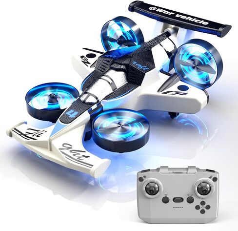 Remote Control Airplane Car Toys for Kids Ages 4-6-8-10-12, 2-In-1 Foam RC Plane Car Jet Mini Drone, Racing Car Stunt Plane Toys for Kids Boys Beginners 4 5 6 7 8 9 10 Year Olds Indoor Outdoor Playing in Kuwait
