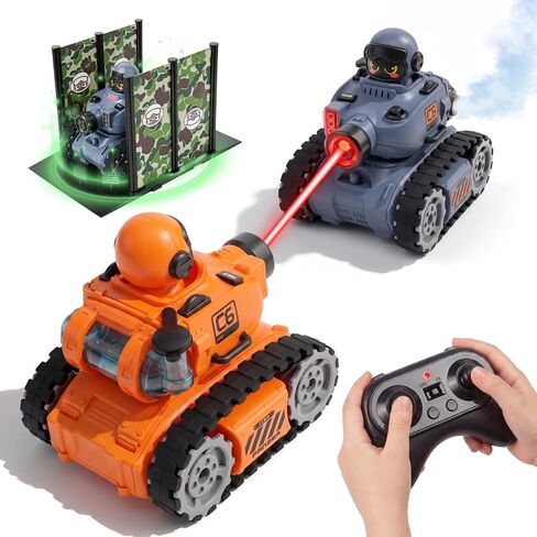 BLF FUN 2Pack Remote Control Battle Tank Toys with Laser Tag for Kid Boys in Saudi Arabia