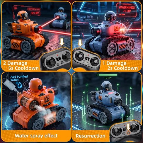 BLF FUN 2Pack Remote Control Battle Tank Toys with Laser Tag for Kid Boys in Saudi Arabia
