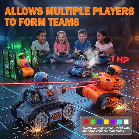 BLF FUN 2Pack Remote Control Battle Tank Toys with Laser Tag for Kid Boys in Saudi Arabia