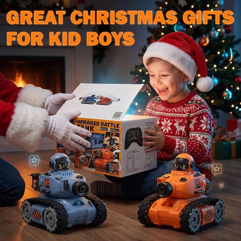 BLF FUN 2Pack Remote Control Battle Tank Toys with Laser Tag for Kid Boys in Saudi Arabia