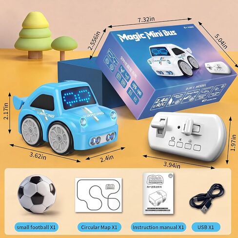 Magic Mini Bus car, 2.4 GHZ Remote Control Car with LED Lights in Saudi Arabia