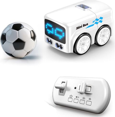 jaming RC Mini Bus,2.4G Remote Control Car Vehicles, City Buses Toy Classic Baby Vehicle, Remote Control Car with LED Lights and Gesture Sensing Bus Toy, Gift for Children Kids Boys Girls (Blue) in Saudi Arabia