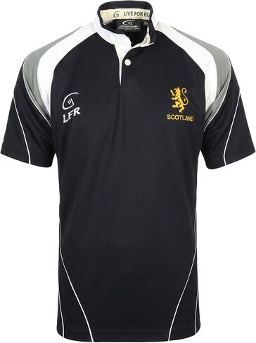 Scotland Rugby Jersey Polo Breathable Shirt Rampant Lion in Kuwait